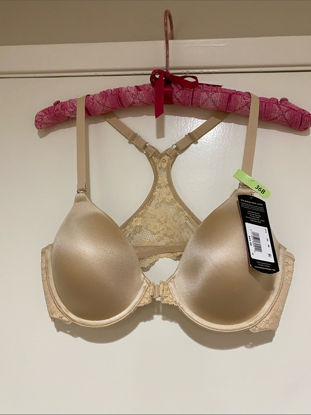 Maidenform Racerback Front-Closure T-Shirt Bra